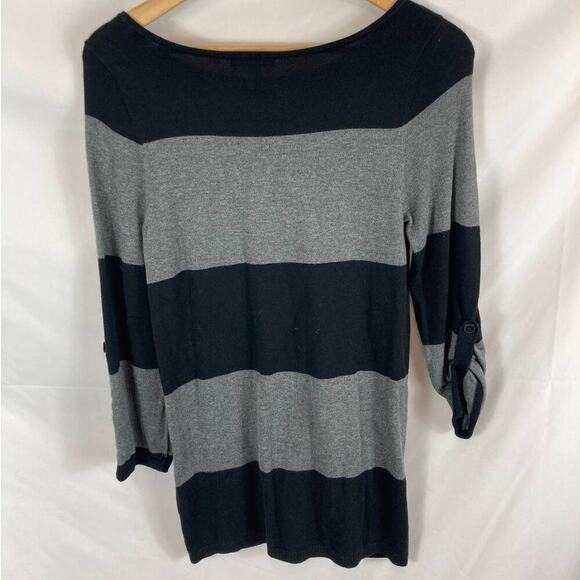 Caslon Oversized Sweater Striped with Pockets size Petite XS - Picture 5 of 5